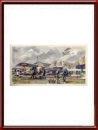 1949 Guynemer Illustration by Geo Ham - WWI French Airfield Scene